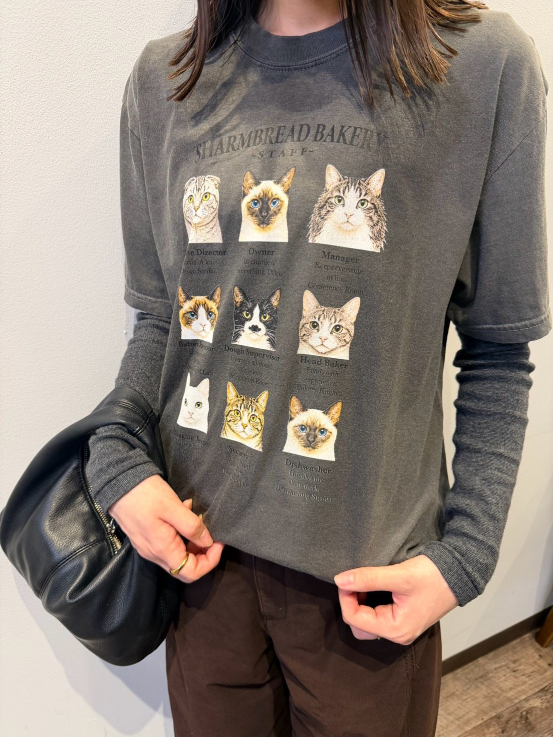 シャームブレッドベーカリーＴシャツ　〈ステッカー付・Ⅿサイズ〉